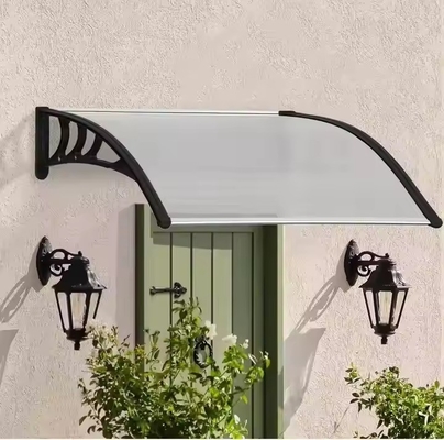 Waterproof Polycarbonate Canopy Awning Anti UV Polycarbonate Sheet Awning