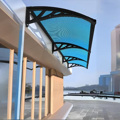 Waterproof Polycarbonate Canopy Awning Anti UV Polycarbonate Sheet Awning