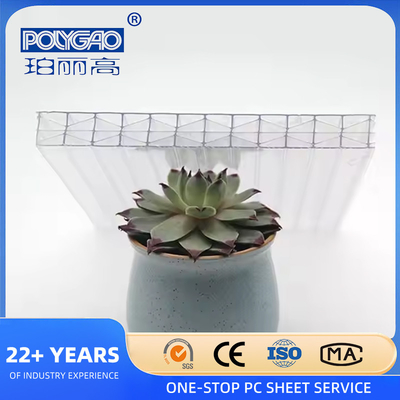 Anti UV Polycarbonate Sheet 4mm-32mm Polycarbonate Sheet Multiwall For Building Material