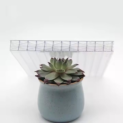 Transparent Policarbonato Polycarbonate Multiwall Roofing Sheet 25mm For Greenhouse