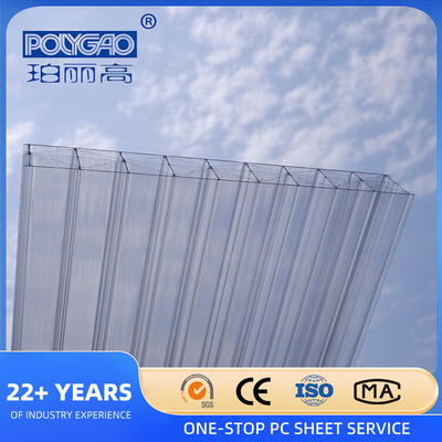 20mm 32mm Polycarbonate Roofing Sheets X Structure PC Policarbonato Sheet Multiwall