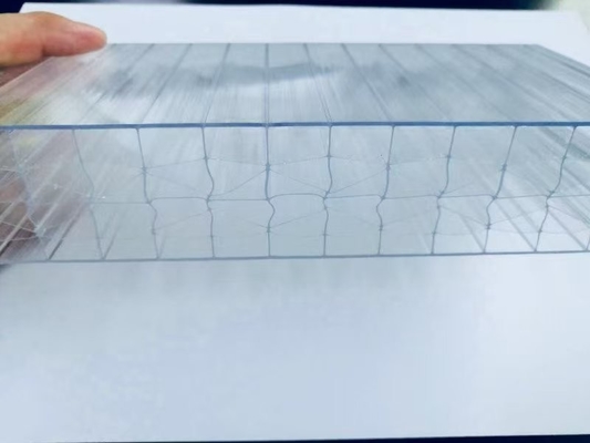 16mm-32mm X Structure Polycarbonate Sheet Multiwall UV Coating Plastic Clear Multiwall Polycarbonate Sheet