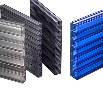 Multi Shape X Structure Polycarbonate Sheet Multiwall Hollow Polycarbonate Sheet 16mm- 32mm