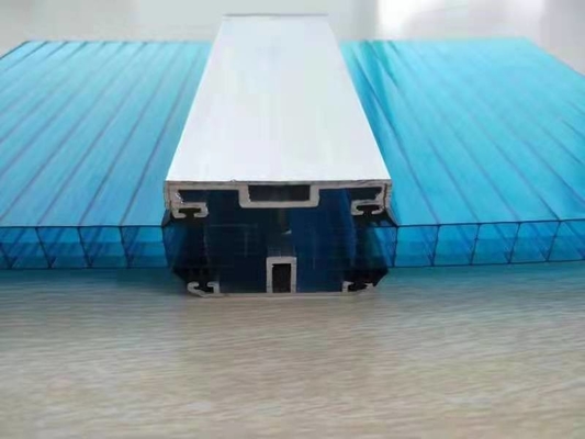 Custom Aluminium Extrusion H Profile U Profile For Polycarbonate Sheet Connection