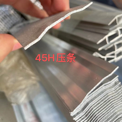 Custom Aluminium Extrusion H Profile U Profile For Polycarbonate Sheet Connection