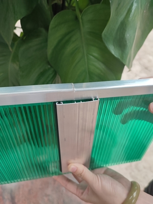Custom Aluminium Extrusion H Profile U Profile For Polycarbonate Sheet Connection
