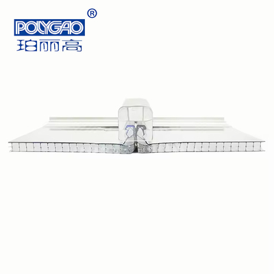 100% Virgin Material Danpalon Polycarbonate Multiwall U Locked Panel Hollow Sheet OEM / ODM