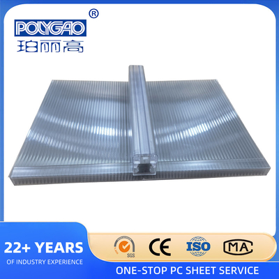 Customized Length And 500-1050 Mm Width Danpalon UV Blocking Multicell Polycarbonate U-Lock Roofing Sheets For Roofing