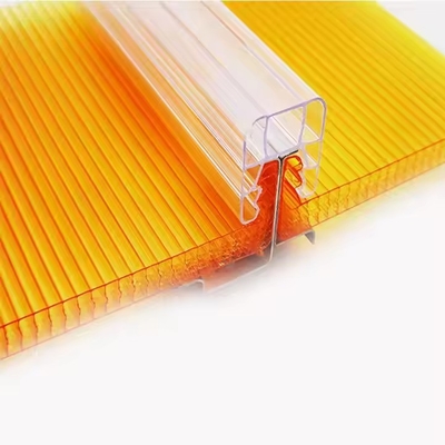 Uv Blocking Danpalon U Lock Polycarbonate Roofing Sheet Hollow Plastic Sheets Sunroof For Eco-Friendly Building Materials