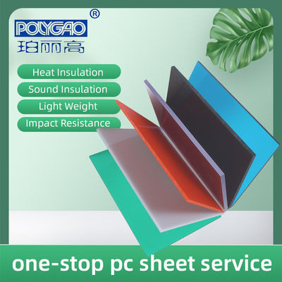16mm Colored Polycarbonate Roof Sheeting with More than 5 Years Warranty for Outdoor Building Applications