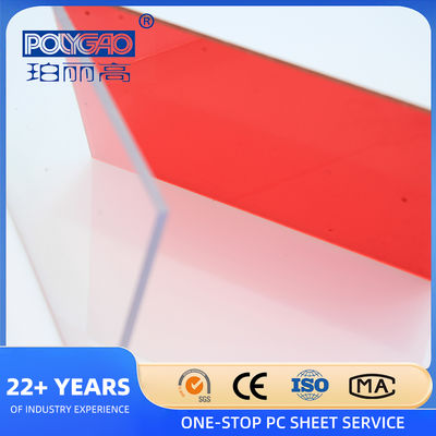 UV Coated Polycarbonate Solid Sheet with 30-70 Micron UV Coating and Eco-Friendly Material for Greenhouse Roofs