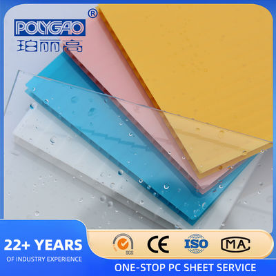 Impact Resistant Eco-Friendly Polycarbonate Solid Sheet with More Than 5 Years Warranty for Modern Mall Applications