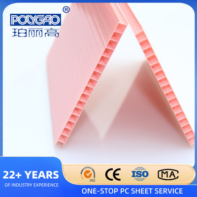 Alveolar Polycarbonate Sheet PC Hollow Panel with 2.8-12mm Thickness 2100mm Width and 5800mm Length