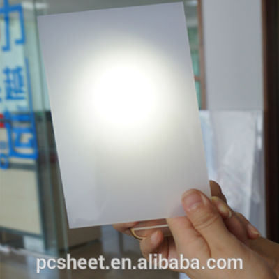 Customized Milky White PC Light Diffusion Sheet with 50 Micron UV Coating and 1220mm-2100mm Width