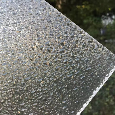 ISO9001:2008 Certified 10mm Thick Embossed Polycarbonate Solid Sheet with More Than 5 Years Warranty