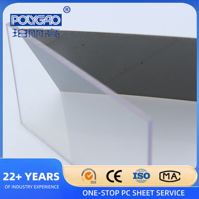 Wholesale Transparent Polycarbonate Solid Sheet with 30-70 Micron UV Coating and More Than 5 Years Warranty