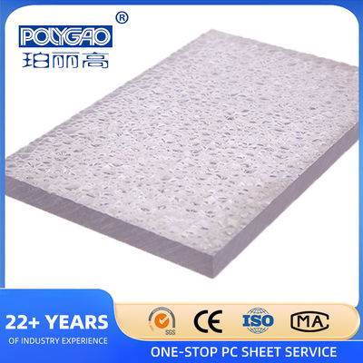 Manufacturer Wholesale 10mm Frosted Polycarbonate Sheet Building Plastic Material Pc Embossed Sheet