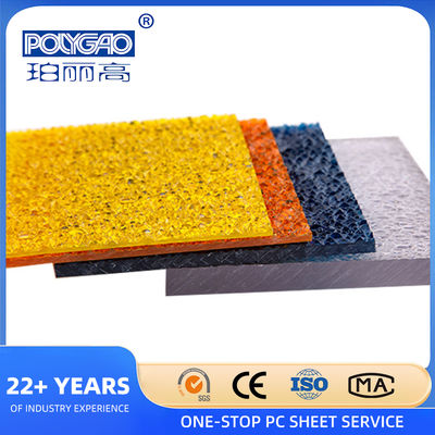 Poly Carbonate Plastic Embossed Sheet Plastic Products Polycarbonate Solid and Embossed Sheet for Roofing