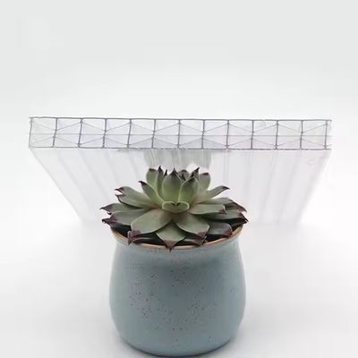 Transparent Eco-friendly X-structure Multiwall Polycarbonate Sheet 16mm Polycarbonate Roofing Sheets