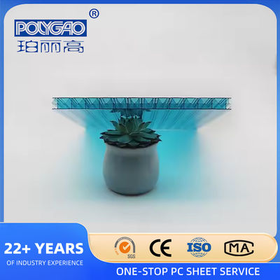 Transparent Eco-friendly X-structure Multiwall Polycarbonate Sheet 16mm Polycarbonate Roofing Sheets