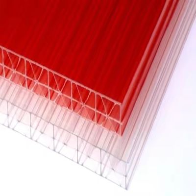 Impact-resistant X-type Multi-layer Polycarbonate Sheet X-shaped Structure Solar Board for Wall Panel