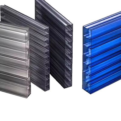 Uv Coated X-Structure Polycarbonate Sheet Roof Building Materials X Structure Pc Hollow Sheet for Sale