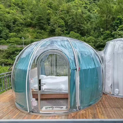 OEM Polycarbonate Dome House Transparent PC Geodesic Dome for Glamping Hotel Project