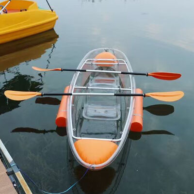 Factory Customized PC Sun Panel Polycarbonate Boat Unsinkable Transparent Canoe Impact-resistant Clear PC Boat