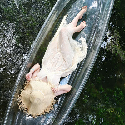 Factory Customized PC Sheets PC Transparent Canoe Kayak 6mm Clear Polycarbonate Boat for Water Sports