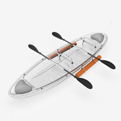 Factory Customized PC Sheets PC Transparent Canoe Kayak 6mm Clear Polycarbonate Boat for Water Sports