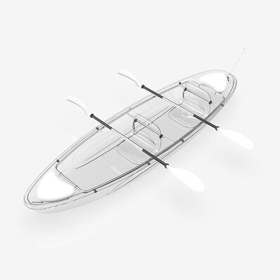 Factory Customized PC Sheets PC Transparent Canoe Kayak 6mm Clear Polycarbonate Boat for Water Sports