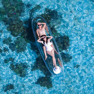 POLYGAO Manufacturer Wholesale Polycarbonate Boat PC Sheet Clear Kayak Thermoformed PC Boat Hull Lightweight