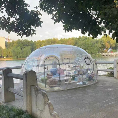 Polycarbonate Dome House Transparent PC Geodesic Dome for Glamping & Eco Hotel Starry Sky Room