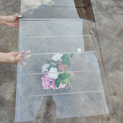 Manufacturer Wholesale Transparent Sound Insulation Outdoor Polycarbonate Awning Pc Visor Sheet Car Parking Awnings