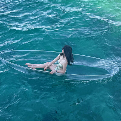 PC Sheets Polycarbonate Clear Canoe Scratch Resistant Polycarbonate Clear Boat Double Seats Fishing Kayak OEM Design
