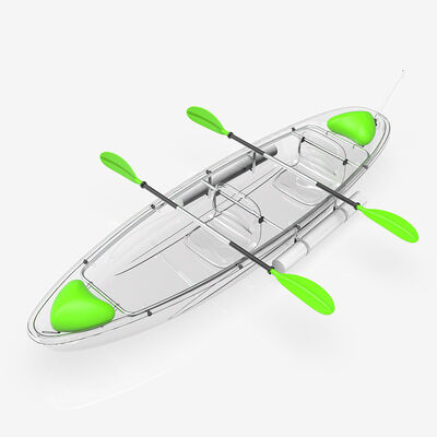 2025 New Design PC Sheets Polycarbonate Full Transparent Boat Clear Bottom Kayak for Scenic Spot Water Sports