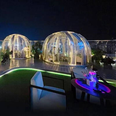 Modern Tiny Polycarbonate Bubble House with Bathroom EPS Shaped Transparent Dome House