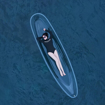 High-Quality PC Sheets Clear Kayak One-Piece Hull Scratch Resistant Polycarbonate Clear Bottom Boat for Tourism