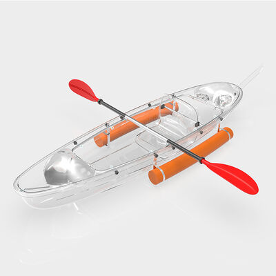 High-Quality PC Sheets Clear Kayak One-Piece Hull Scratch Resistant Polycarbonate Clear Bottom Boat for Tourism