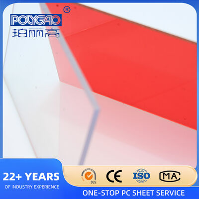 Clear Solid PC Sheet 3mm Polycarbonate Board UV Coating for Roofing