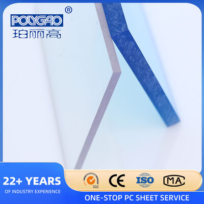 Clear Solid PC Sheet 3mm Polycarbonate Board UV Coating for Roofing