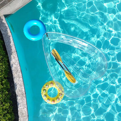 PC Sheet UV Resistant PC Boat Crystal Clear See Through Boat for Resort Lake Eco Tour Wholesale