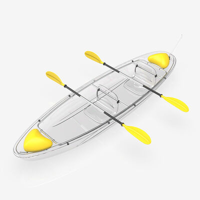 PC Sheet UV Resistant PC Boat Crystal Clear See Through Boat for Resort Lake Eco Tour Wholesale