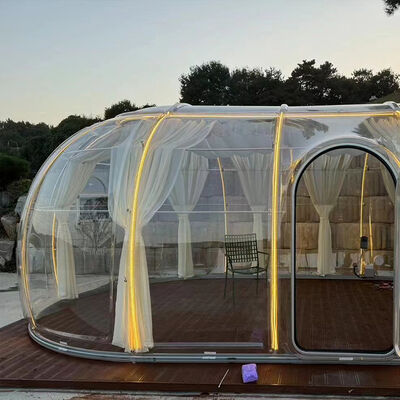 3-8m Transparent Polycarbonate Spherical House Outdoor Camping Starry Sky Room Hotel Bubble House Manufacturer Wholesale