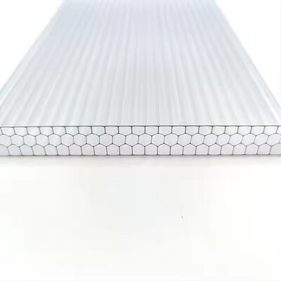High Quality Environmental PC Honeycomb Sheet UV Resistant Lightweight for Construction Roofing Greenhouse