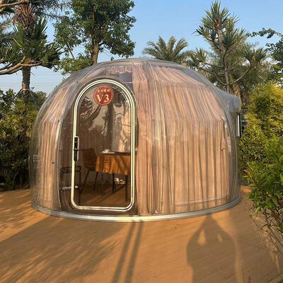 3-8m Transparent Polycarbonate Spherical House Outdoor Camping Starry Sky Room Hotel Bubble House Manufacturer Wholesale