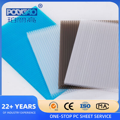 Impact Resistance Construction Usage Pc Polycarbonate Honeycomb Plastic Box for Turn Hollow Sheet