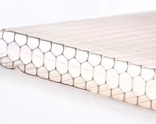 Manufacturer Wholesale High-strength Polycarbonate Honeycomb Panels 10mm PC Sunshine Board
