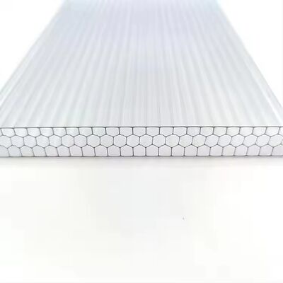 6mm 10mm 16mm Polycarbonate Honeycomb Core Panel Uv Stabilized Polycarbonate Sheet Diverse Specifications