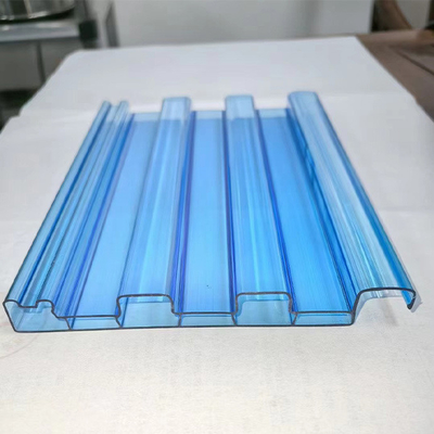 Clear Corrugated Polycarbonate Sheet  Polycarbonate Trapezoidal Roofing Sheet